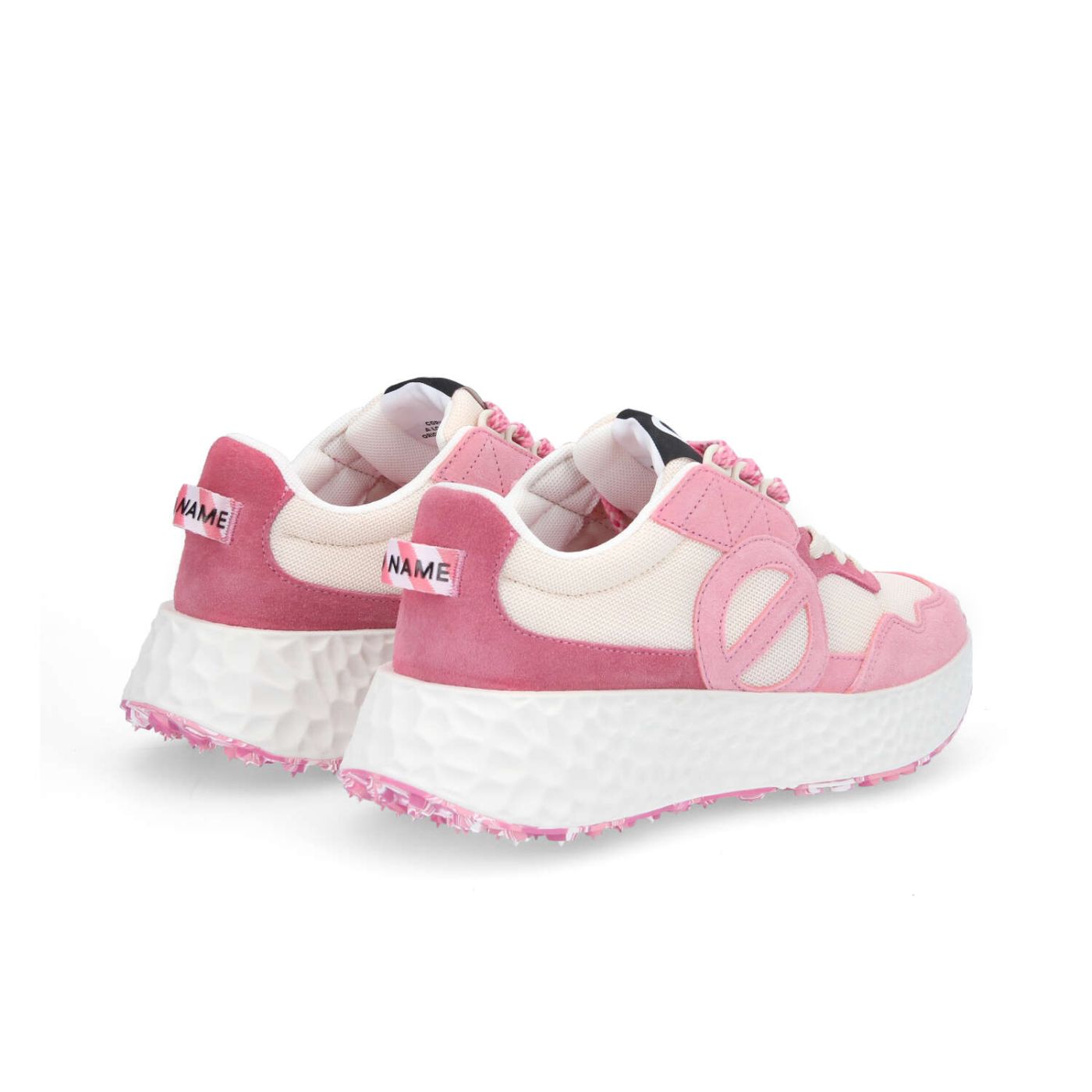 CARTER ICE CREAM - SUEDE/KNIT/SUED - ROSA/BIANCO SPORCO